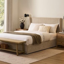 Dusk Berkeley Ottoman Storage Bed Textured Oatmeal RRP £389