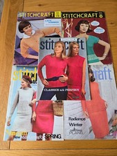 Vintage Stitchcraft Magazines Job Lot x 5 , 1959 to 1969 