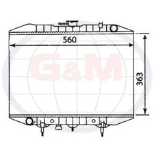 Radiator for TAXI TX1