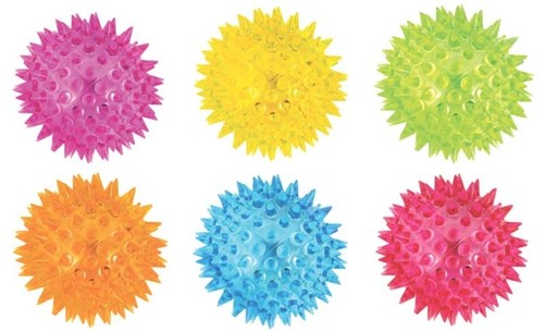 Neon flashing spikey bouncy - flashing,