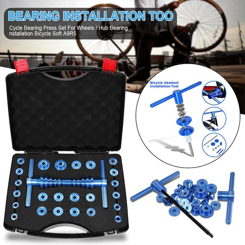 Bike bearing install - bike, hub
