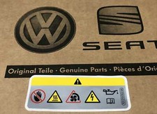 VW Audi Engine Bay Warning