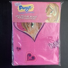 Bratz Ponyz 2000s y2k Bedroom Ready Made Curtains 66"x54" Decor