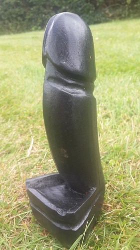 Hand carved phallic penis - hand,