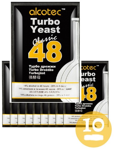 10x alcotec turbo classic - alcotec, 48