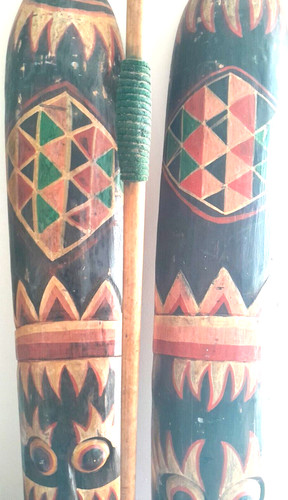 Pair african tribal - pair, shields