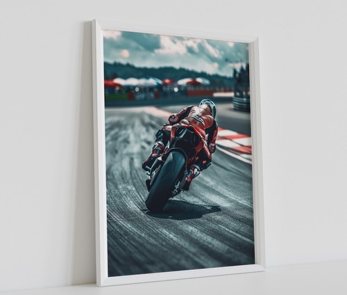 Moto poster print art - moto, bike