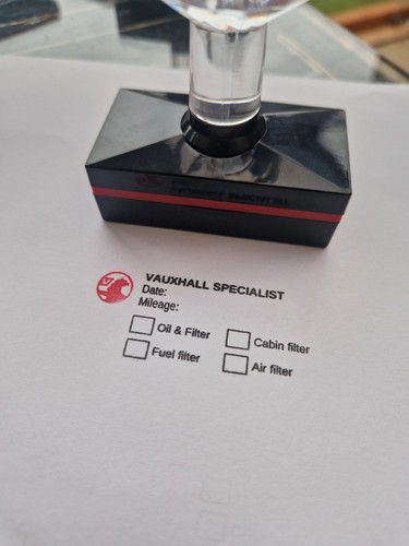Service stamp vauxhall - stamp,