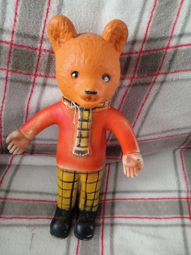 Rupert the bear vintage hard - bear,