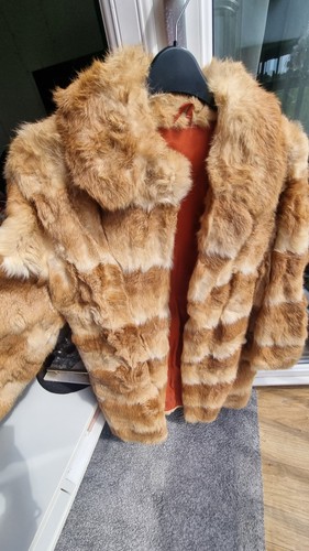 Vintage mink coat with silk - with,