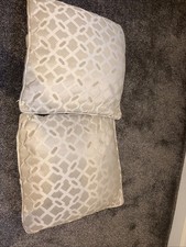 2x Matalan Brown Cushions