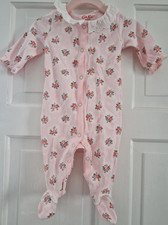 Cath Kids Pink Floral Babygrow