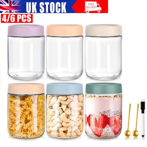 Overnight oats containers - 4/6x,