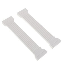  2 Pcs European Style Roman Column Decoration Dollhouse Furniture Figurine