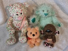 4 Bears Three Artist (2 mini anime  style) and one manufacturered