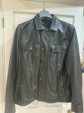 Belstaff Quarry Leather Jacket/Overshirt Men's 2XL