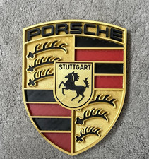 Large Porsche Badge  3d - Fridge magnet badge