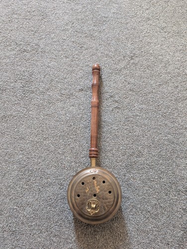 Brass bed warmer vintage - brass,