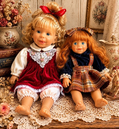 Vintage collectible doll set - collectible,