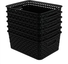 6-Pack Plastic Storage Weave