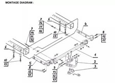 Swan Neck Tow Bar For HONDA
