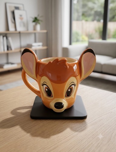 Disney bambi ceramic mug - bambi, 3d