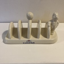 Vintage Lurpak butter ceramic Toast Rack Douglas Collectible Memorabilia Retro