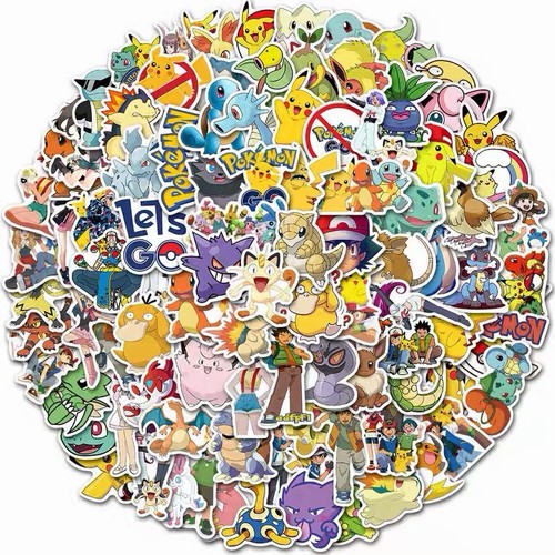 Uk100 cartoon pokemon - pokemon, stickers