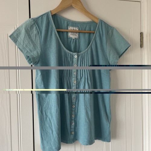 Mistral blue button textured - button,