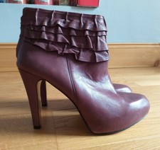 Nine West Leather Plum Frill
