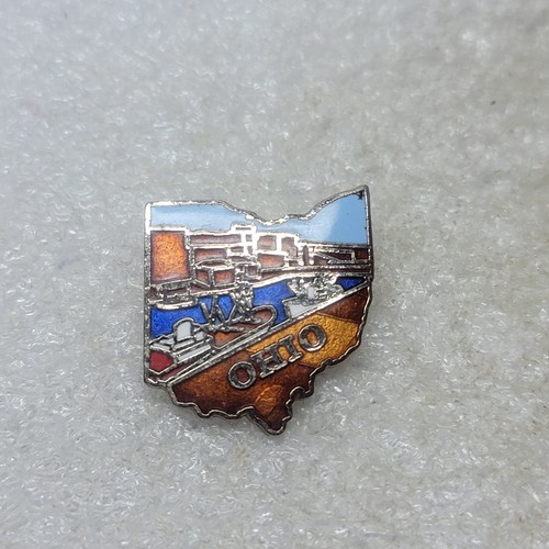 Ohio state shaped lapel - ohio,