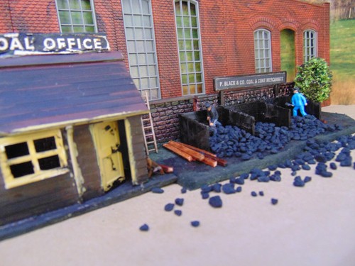 Model railway coal office - railway,