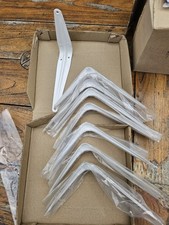 London Shelf Brackets White 200mm X 150mm Brand New
