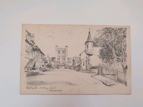 Postcard westgate looking - of,