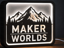 Maker worlds 3dcustoms - maker, led