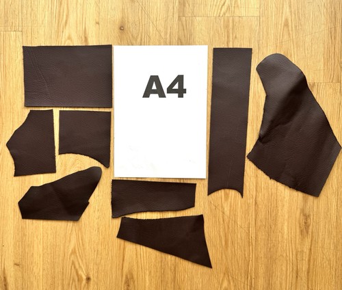 Mahogany brown pebble grain - brown,