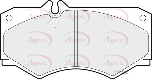 Apec front brake pad - pad, set