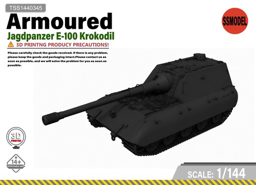 Ssmodel 144 jagdpanzer 100 - jagdpanzer, e-100