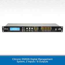 Citronic DSM26 Digital Loudspeaker Management Processor 2in 6out Limiter EQ 19"