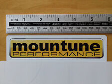 'Mountune performance' sticker, 120mm x 30mm, approx.