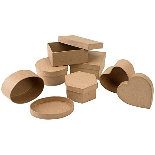 Paper mache brown natural - paper,