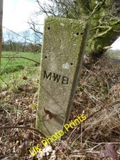 Photo 6x4 MWB marker post on footpath at Gathurst Orrell/SD5305  c2015