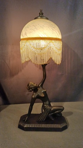 Art deco style - art, lady