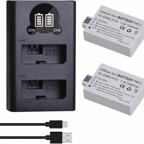 Battery charger for canon - &,