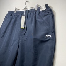 Slazenger Tracksuit Bottoms Joggers 3XL 40W 30L Navy Blue Mens Gym Sports BNWT