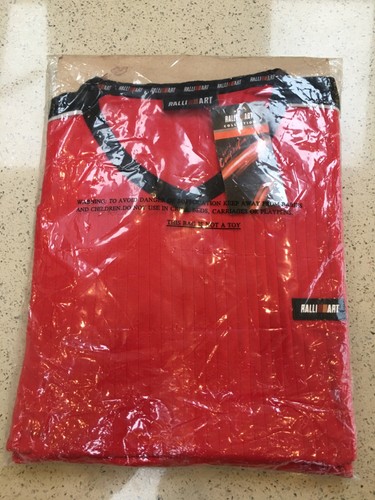 Ralliart red neck - v-neck, heavy