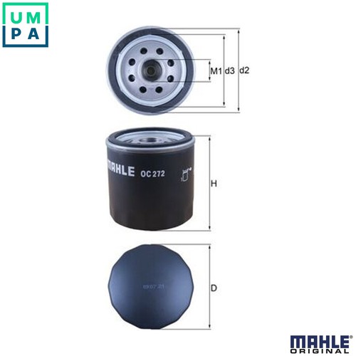 Oil filter 272 for fiat - filter, oc