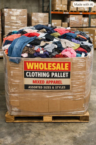 Mixed pallet clothing - mixed,