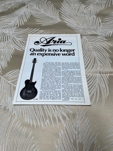 Rare vintage aria guitars - vintage,