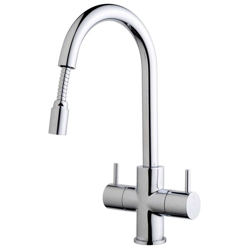 Monobloc pull out kitchen sink - out,